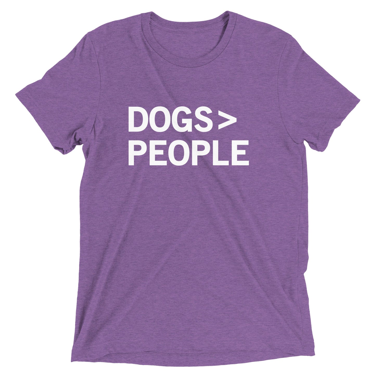 Dogs>People Men's Tri-Blend Tee