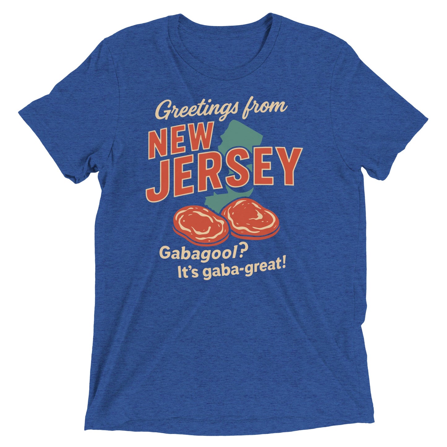 Greetings From New Jersey Men's Tri-Blend Tee