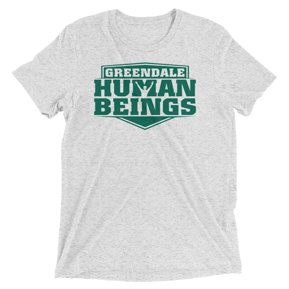 Greendale Human Beings Men's Tri-Blend Tee