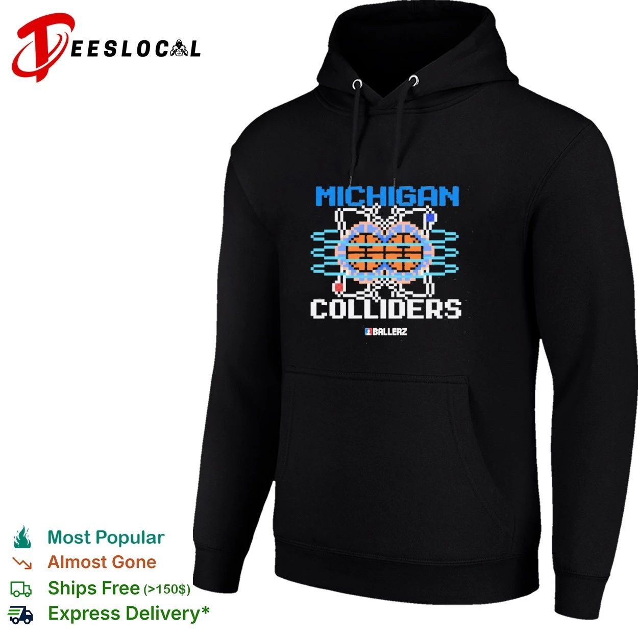 Michigan Colliders Ballerz basketball T-shirt