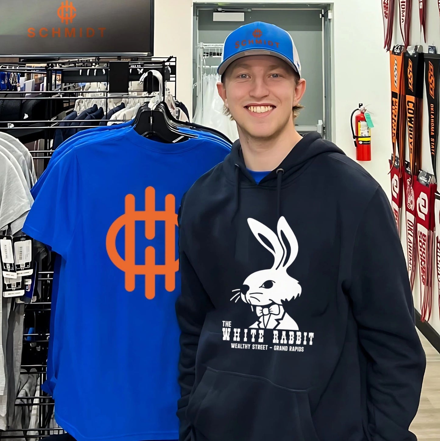 The White Rabbit wealthy street grand rapids shirt