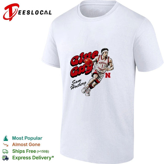 Sam Hoiberg Glue Guy Nebraska Cornhuskers T-shirt