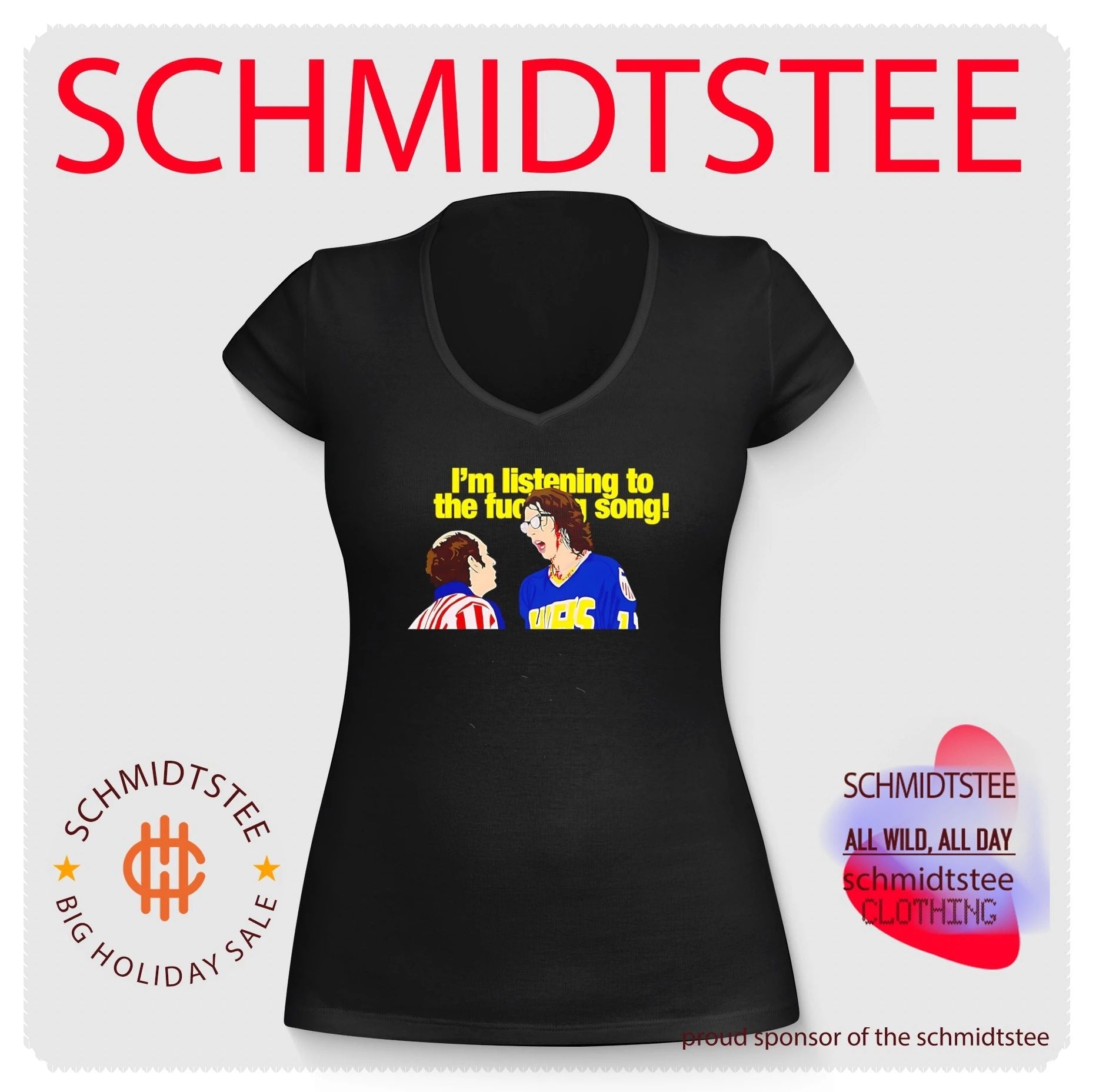 Hanson Brothers National Anthem I’m listening to the fucking song meme shirt