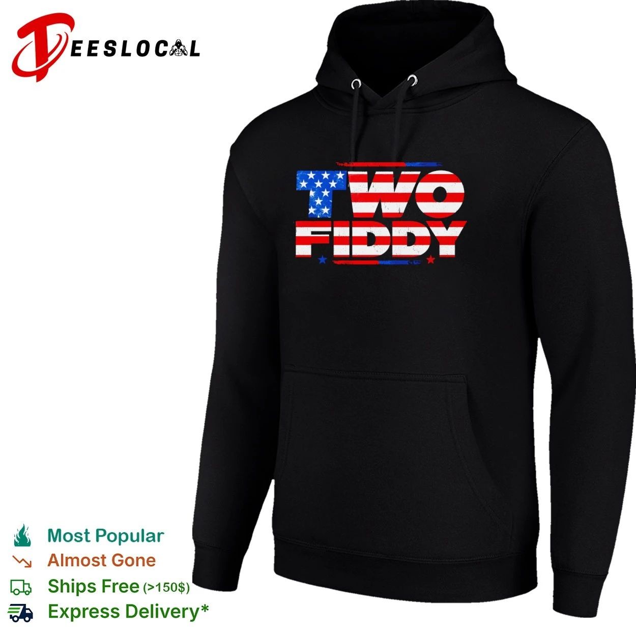 Two Fiddy American Flag south park funny T-shirt