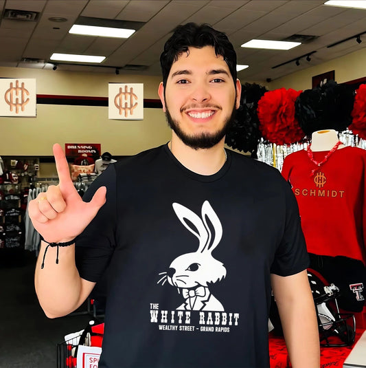 The White Rabbit wealthy street grand rapids shirt