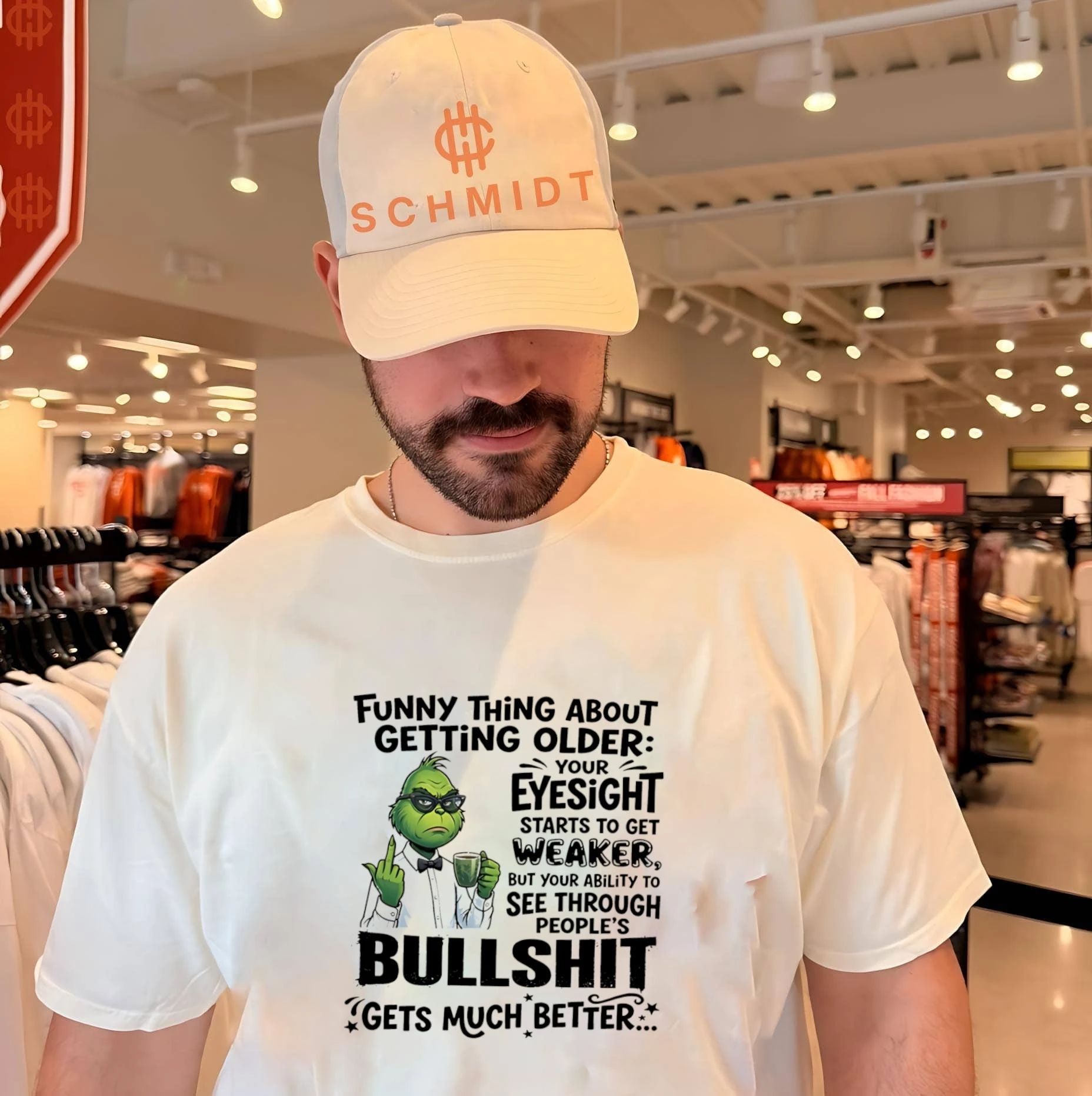 Grinch funny thing about getting older your eyesight starts to get weaker shirt