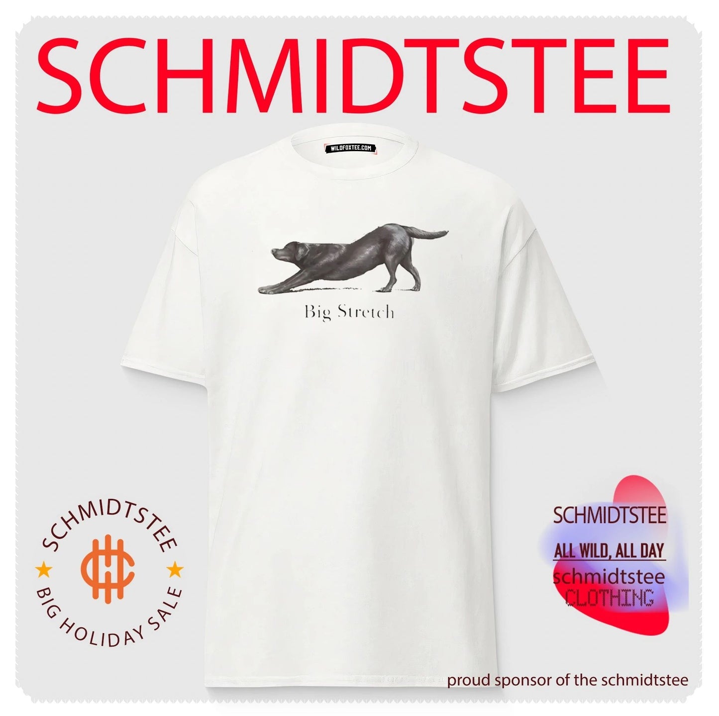 Big Stretch Chocolate Labrador Retriever shirt