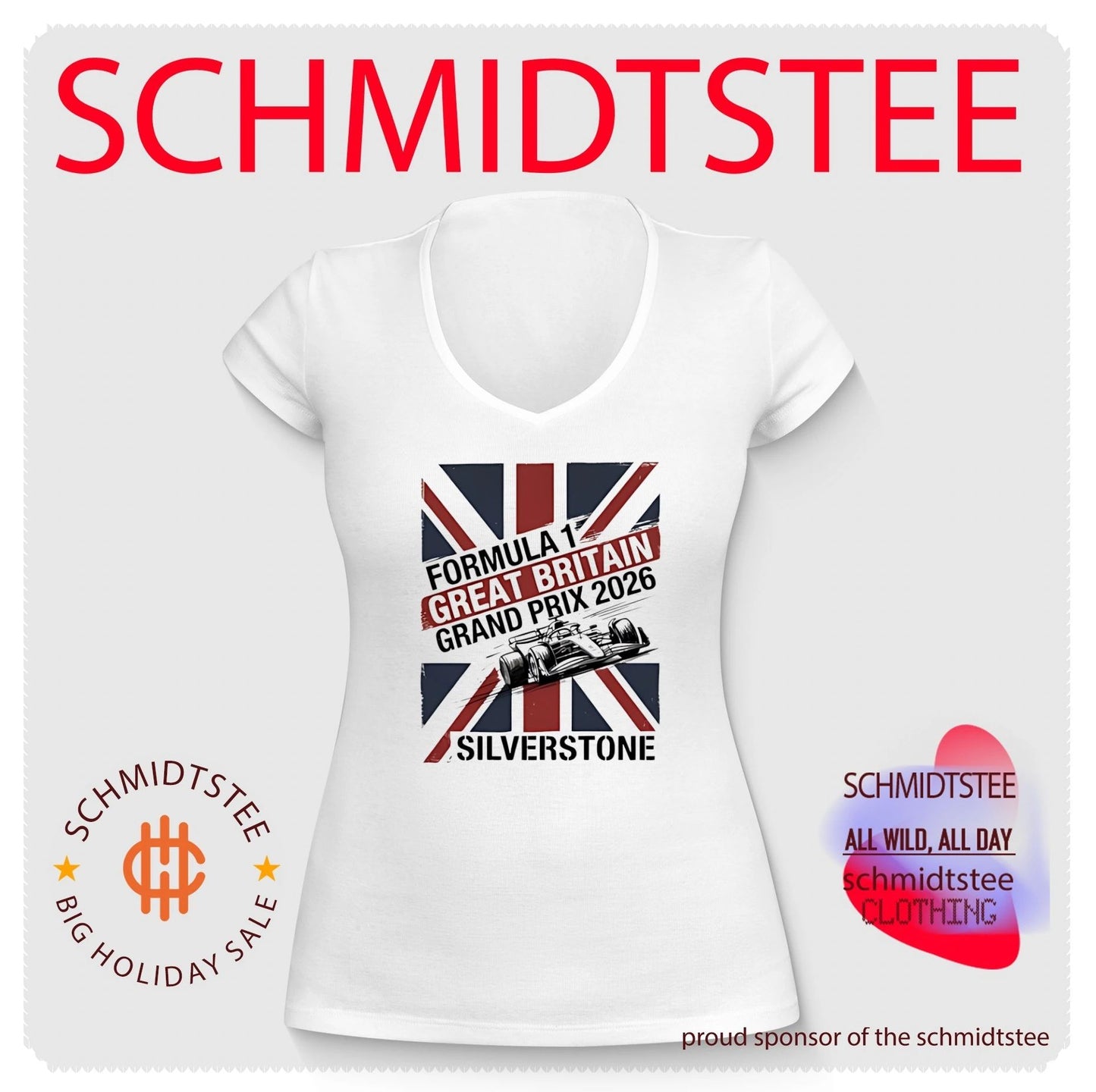 Formula 1 Great Britian Grand Prix 2026 Silverstone graphic shirt