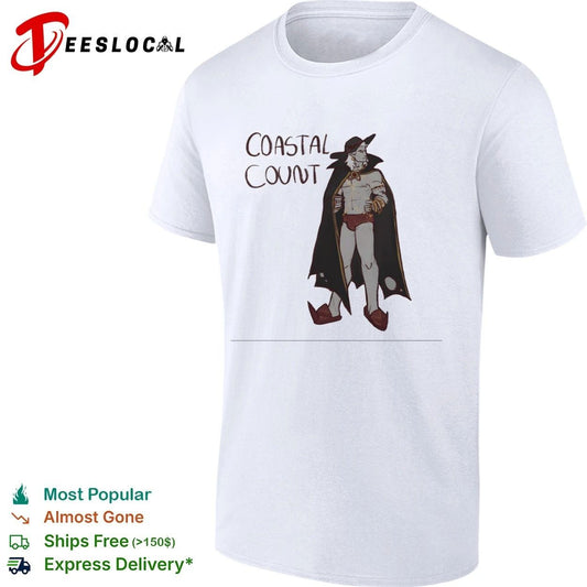 Coastal Count vampire fantasy character T-shirt