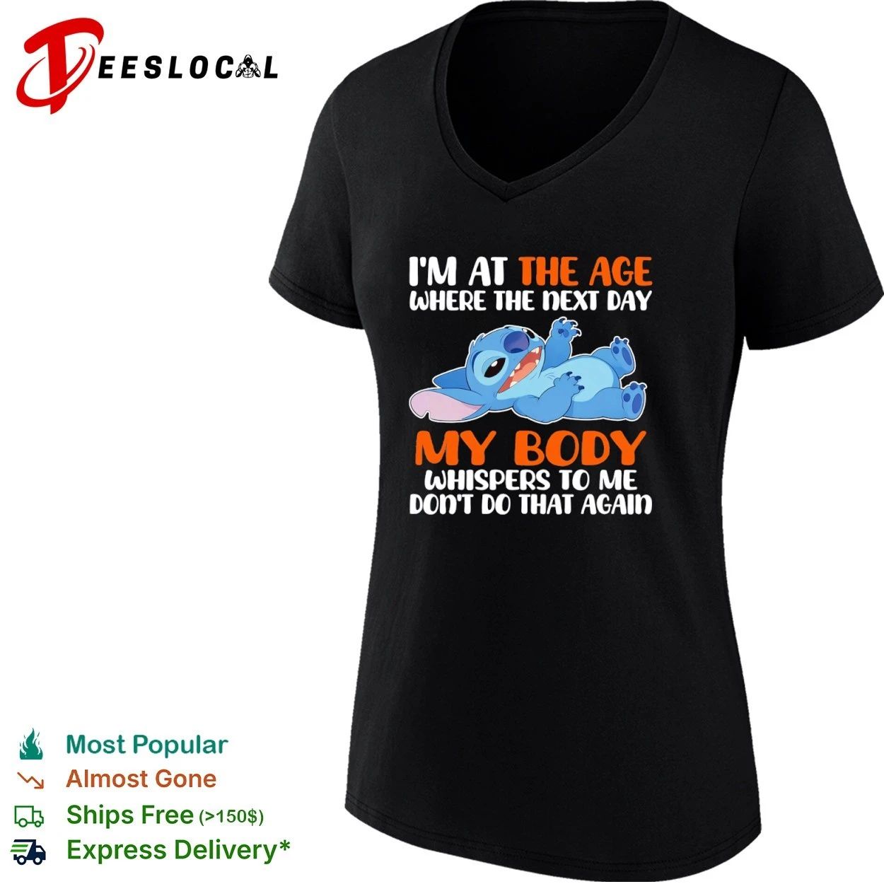 I’m at the Age Where the Next Day My Body Whispers to Me Don’t Do That Again T-shirt