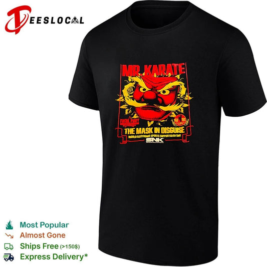 Mr Karate The Mask in Disguise Fatal Fury City of the Wolves SNK T-shirt