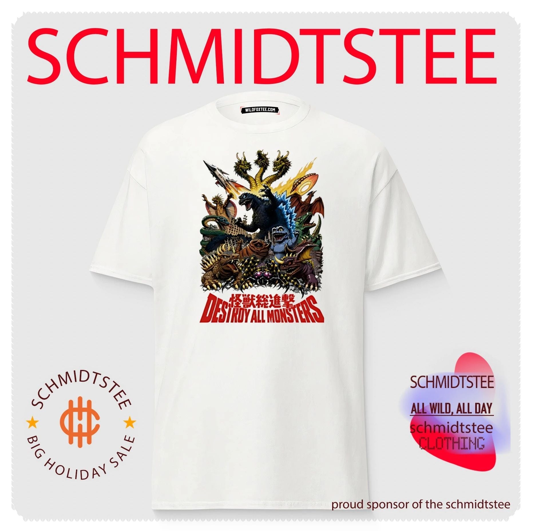 Godzilla Destroy All Monsters shirt