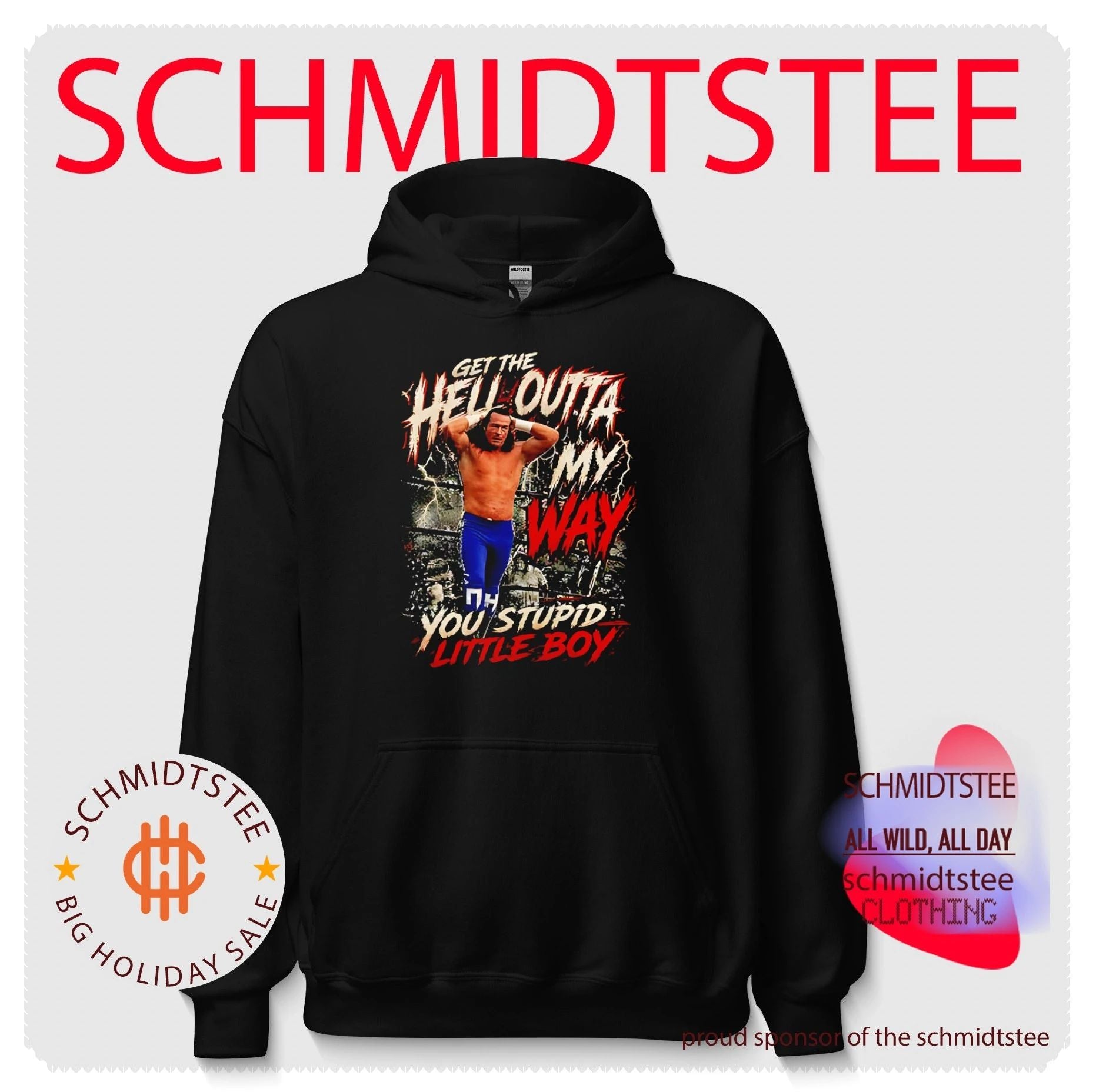 Nick Hamrick get the hell outta my way you stupid little boy vintage shirt