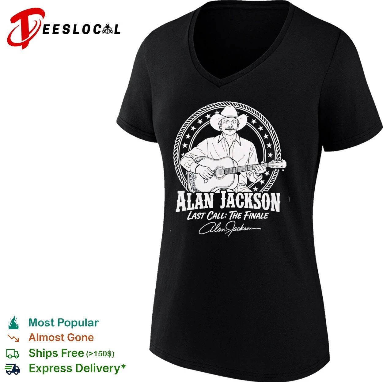 Alan Jackson Last Call The Finale Country Music T-shirt