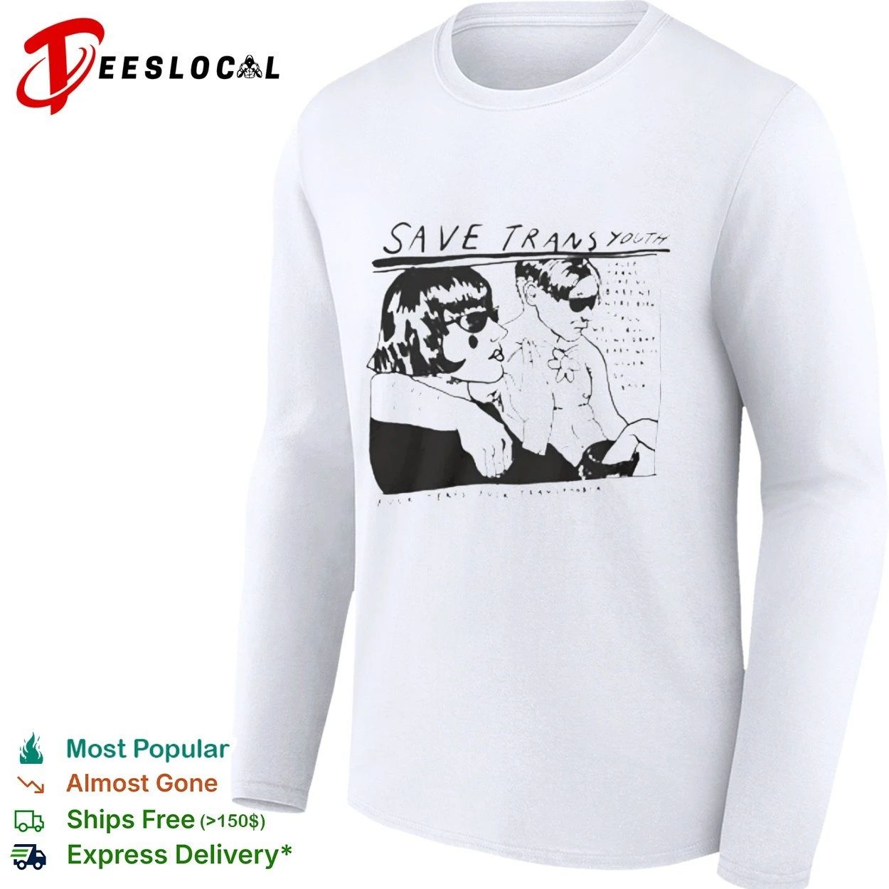 Save Trans Youth Fuck Terfs Fuck Transphobia T-shirt