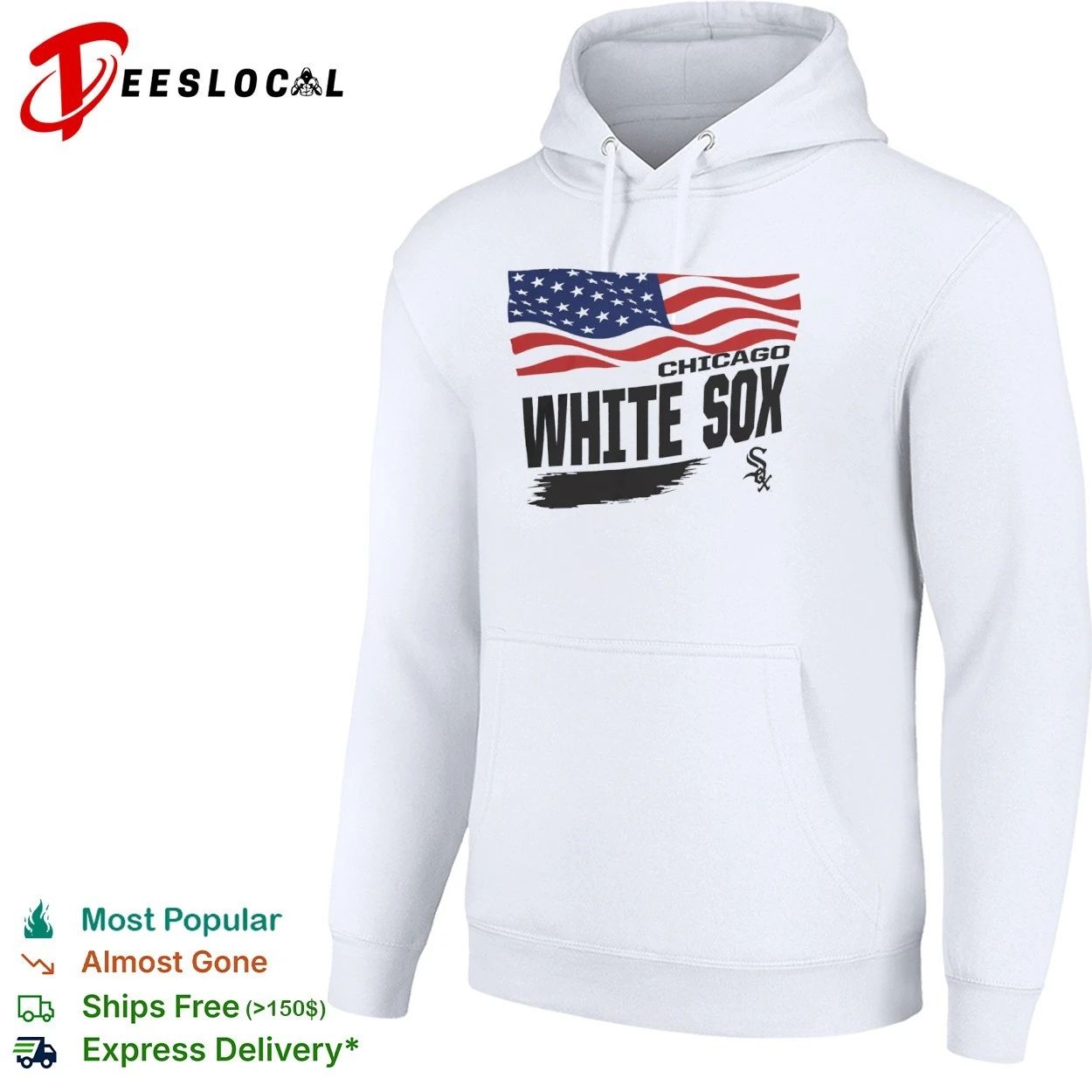 Chicago White Sox Waving Flag Starter T-shirt