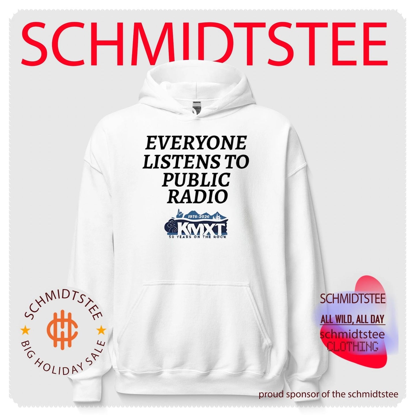 Everyone listens to public radio KMXT shirt