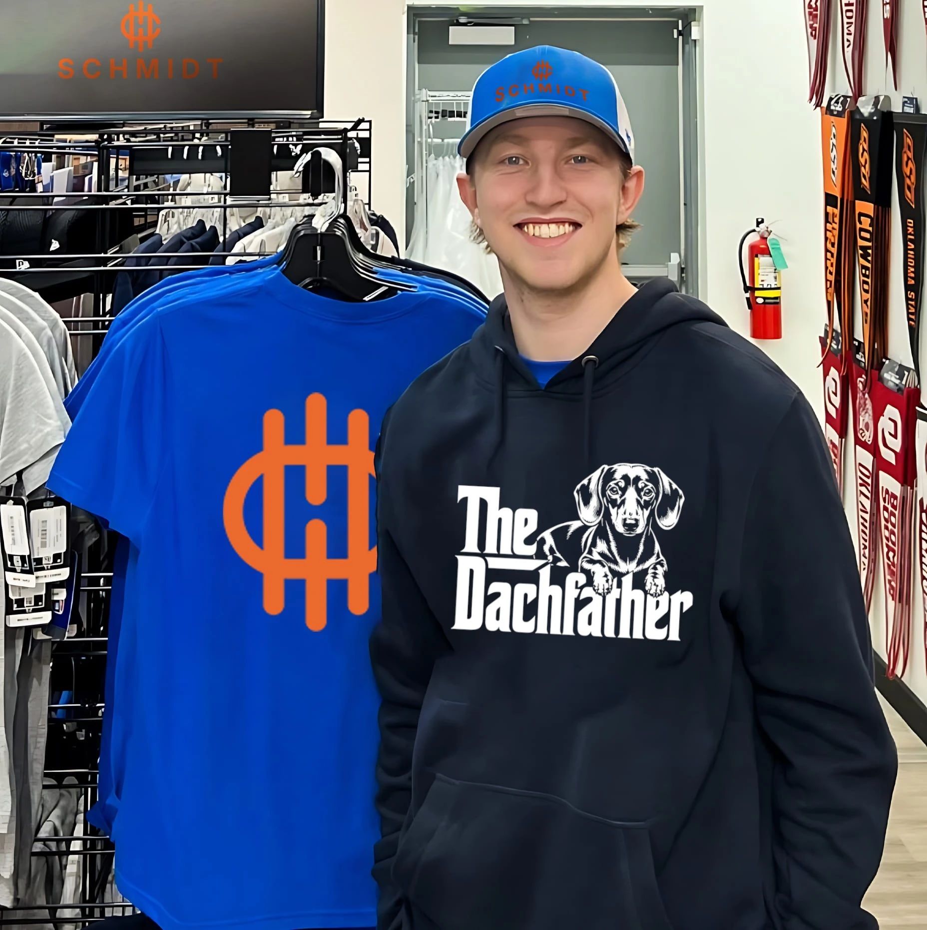 The Dachfather graphic dog vintage shirt