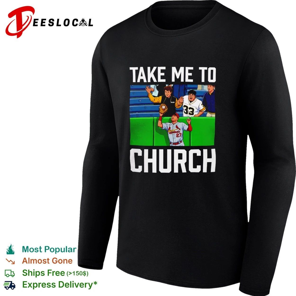 Take Me to Church St Louis Cardinals Baseball T-shirt