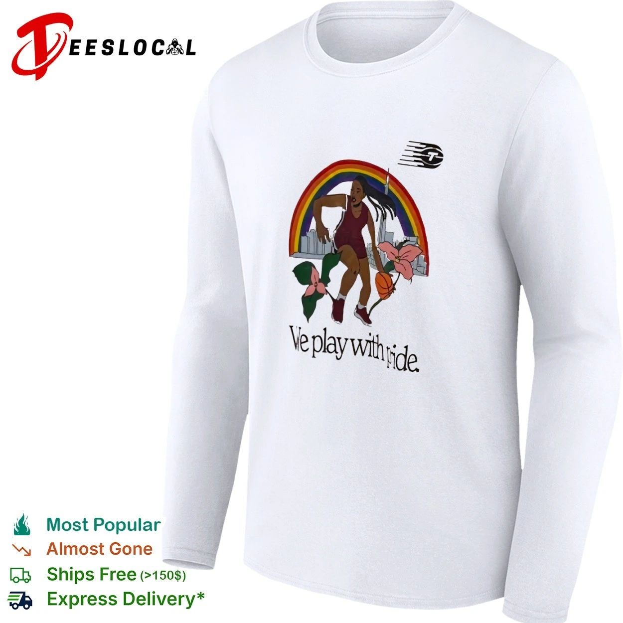 We Play With Pride Toronto Raptors Basketball T-shirt