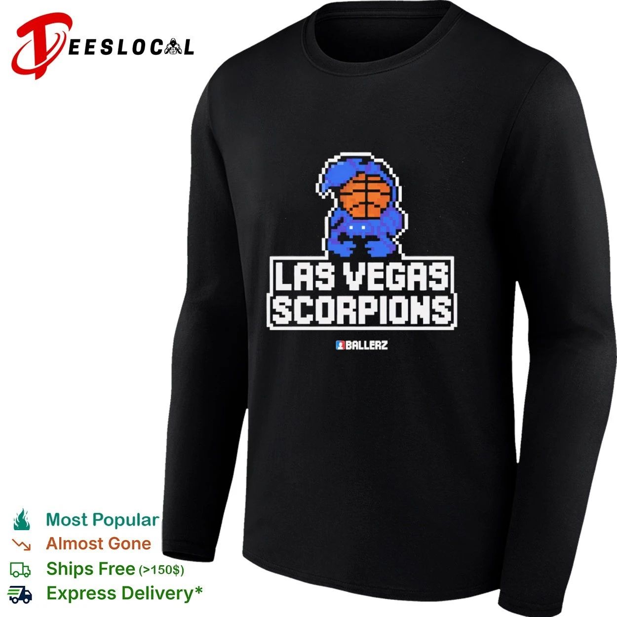 Las Vegas Scorpions Ballerz basketball T-shirt