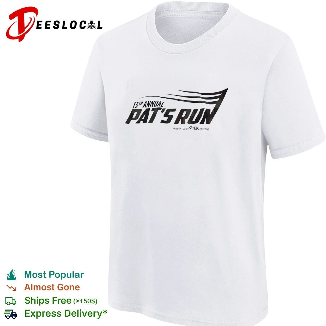 13th Annual Pat’s Run Presented by Teksystems T-shirt