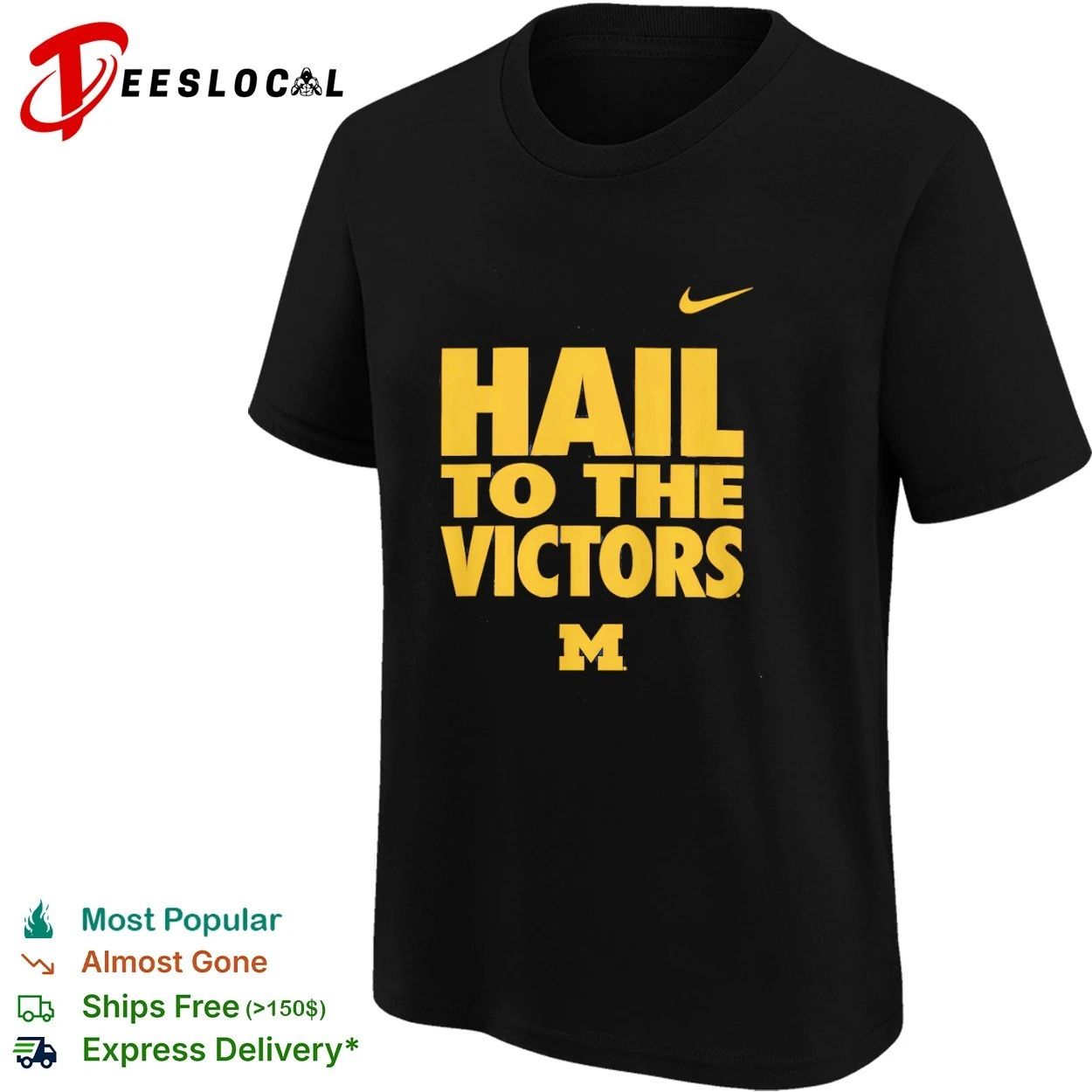 Hail to the Victors Michigan Wolverines T-shirt