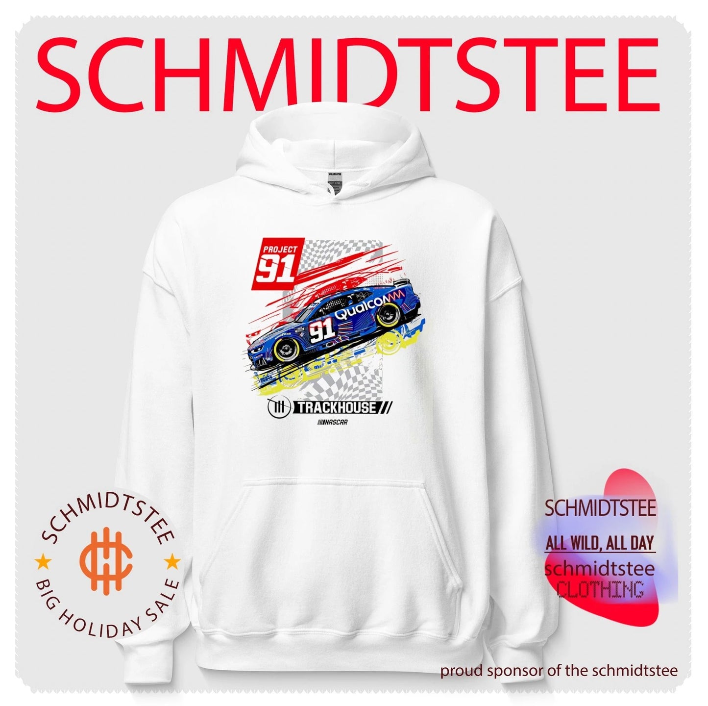 Kevin Magnussen Project 91 Trackhouse Racing Qualcomm NASCAR shirt