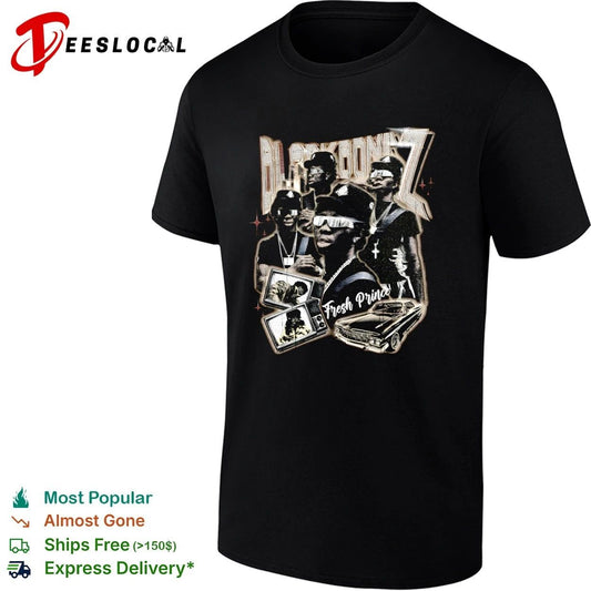 Black Bonez Fresh Prince hip hop rap streetwear T-shirt