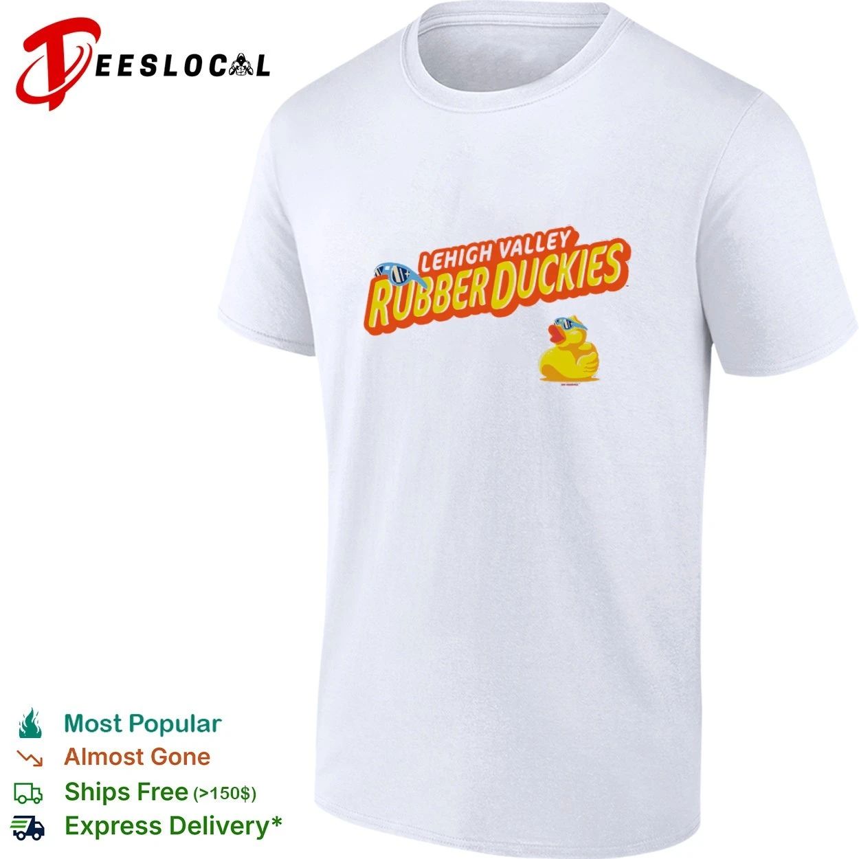 Lehigh Valley Rubber Duckies minor league baseball T-shirt