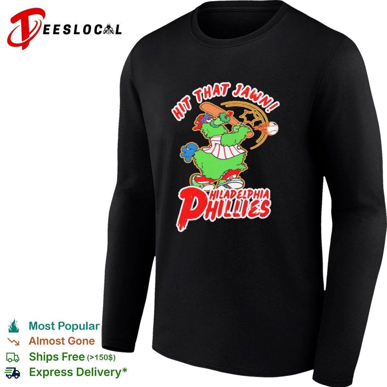 Hit That Jawn Philadelphia Phillies Phillie Phanatic T-shirt