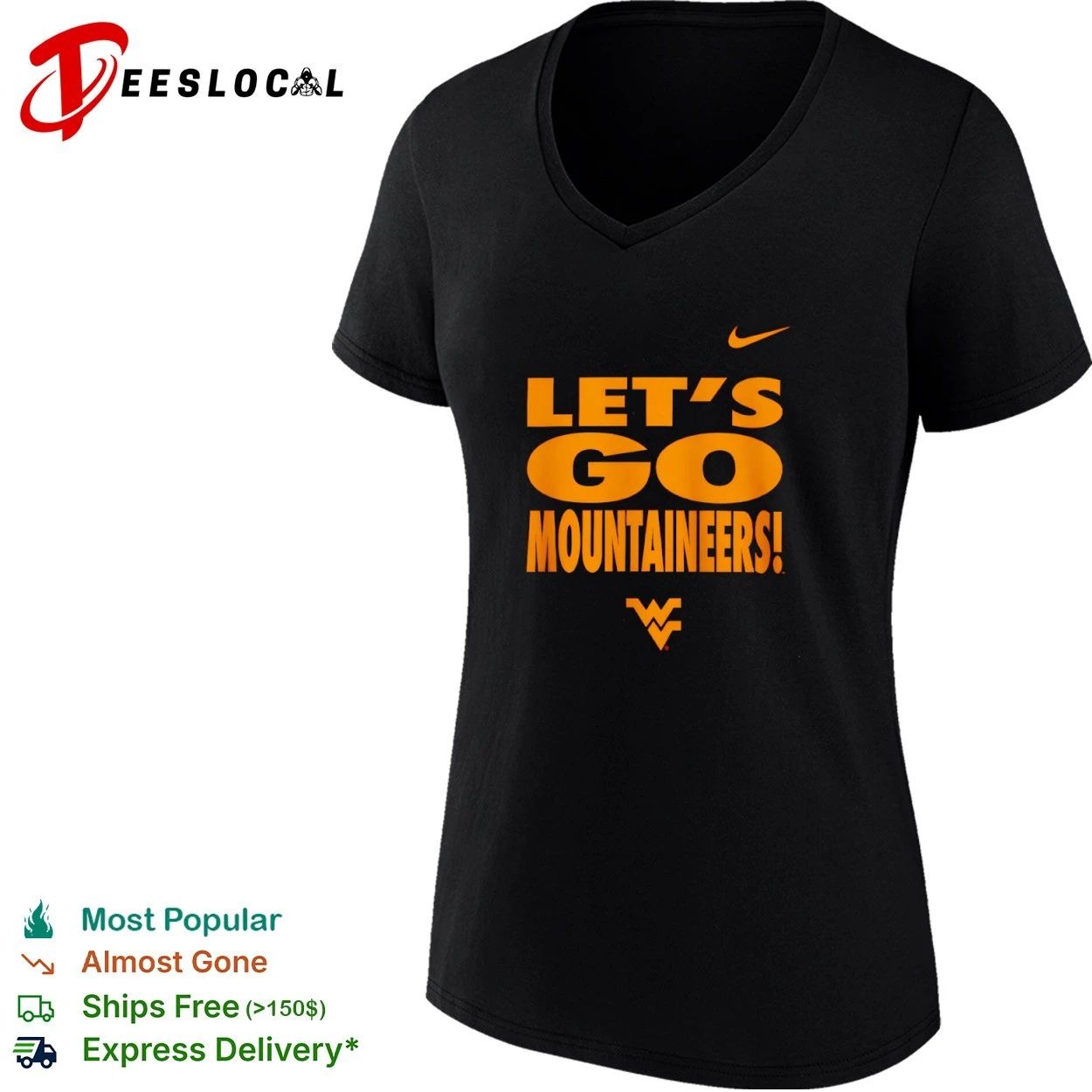 Let’s Go Mountaineers West Virginia Mountaineers T-shirt