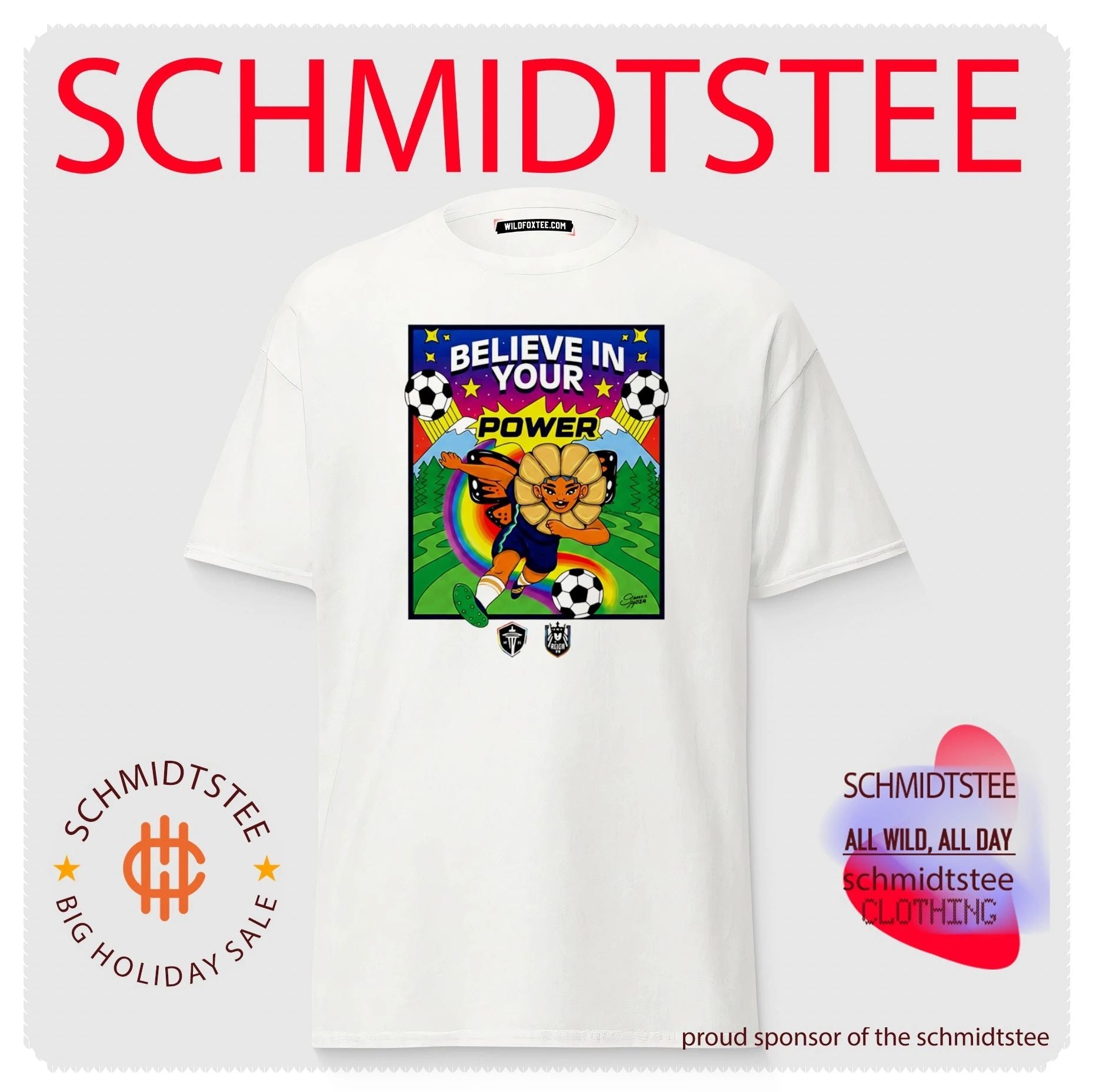 Pride Believe In Your Power Soccer shirt