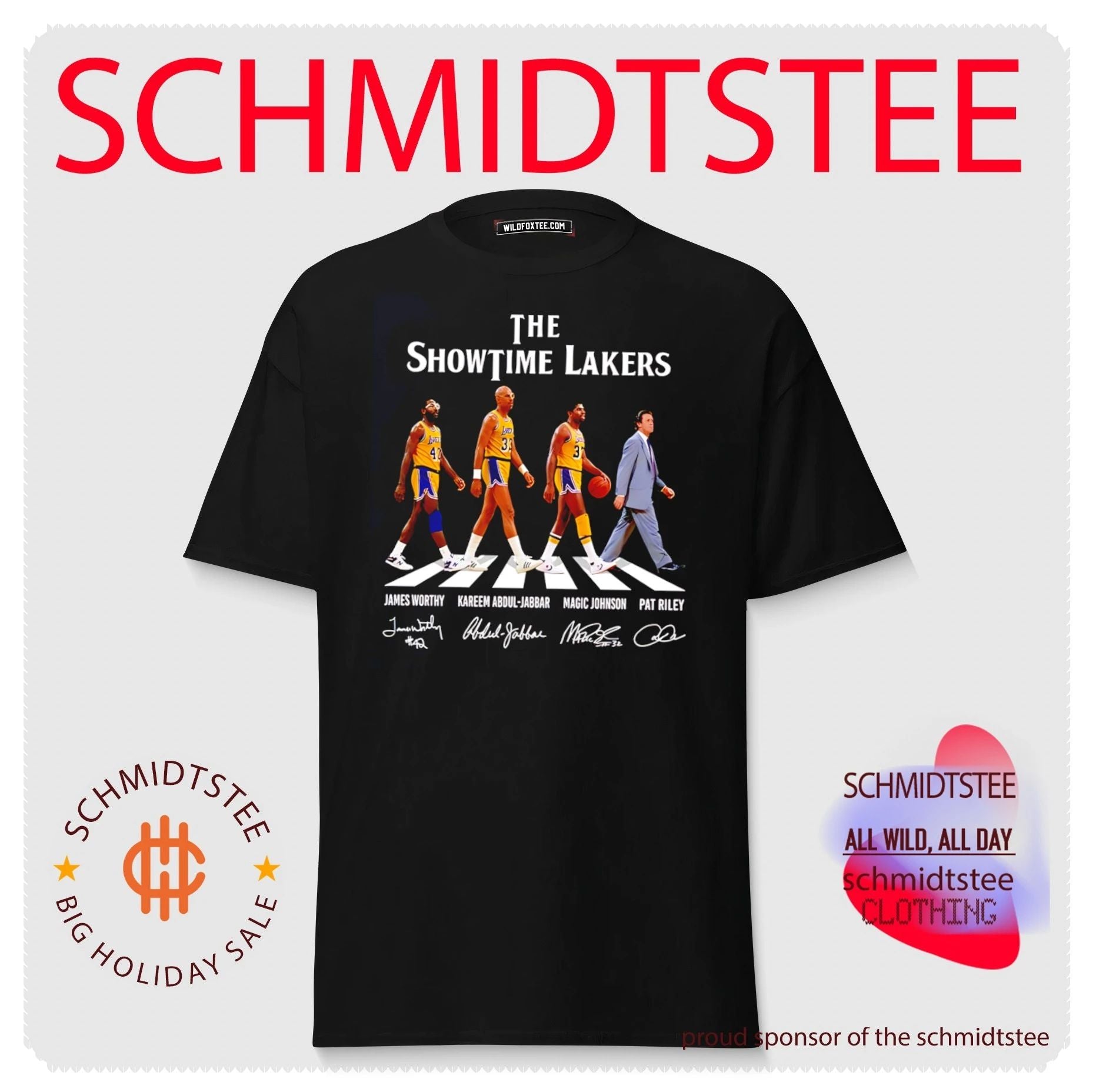 Los Angeles Lakers the Showtime Lakers Abbey Road signature shirt