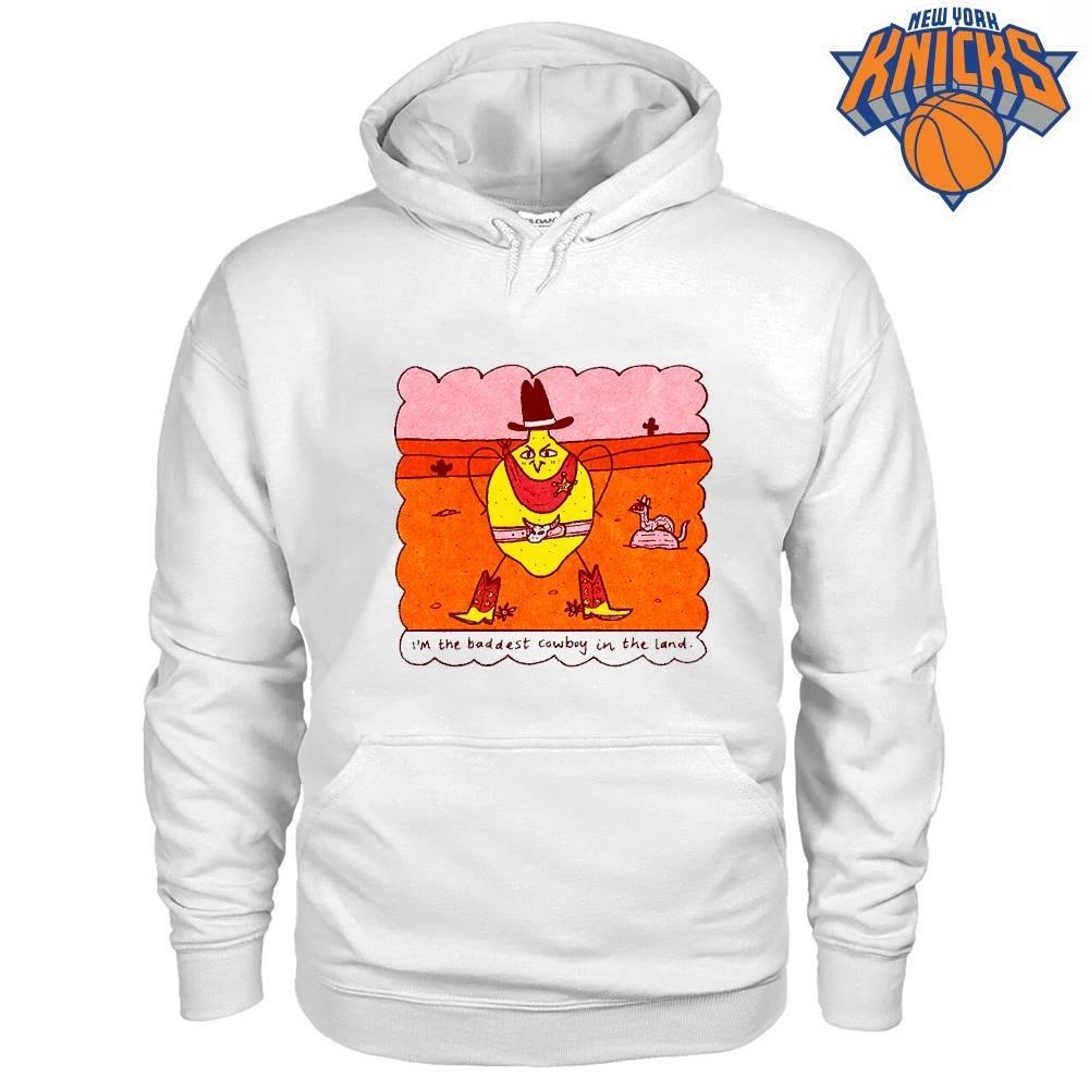 Im The Baddest Cowboy In The Land Funny Lemon Western Desert Shirt