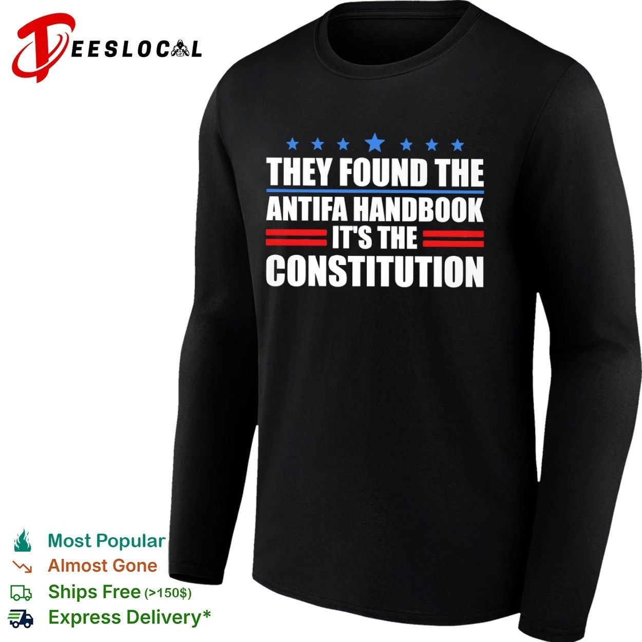 They Found the Antifa Handbook It Is the Constitution T-shirt