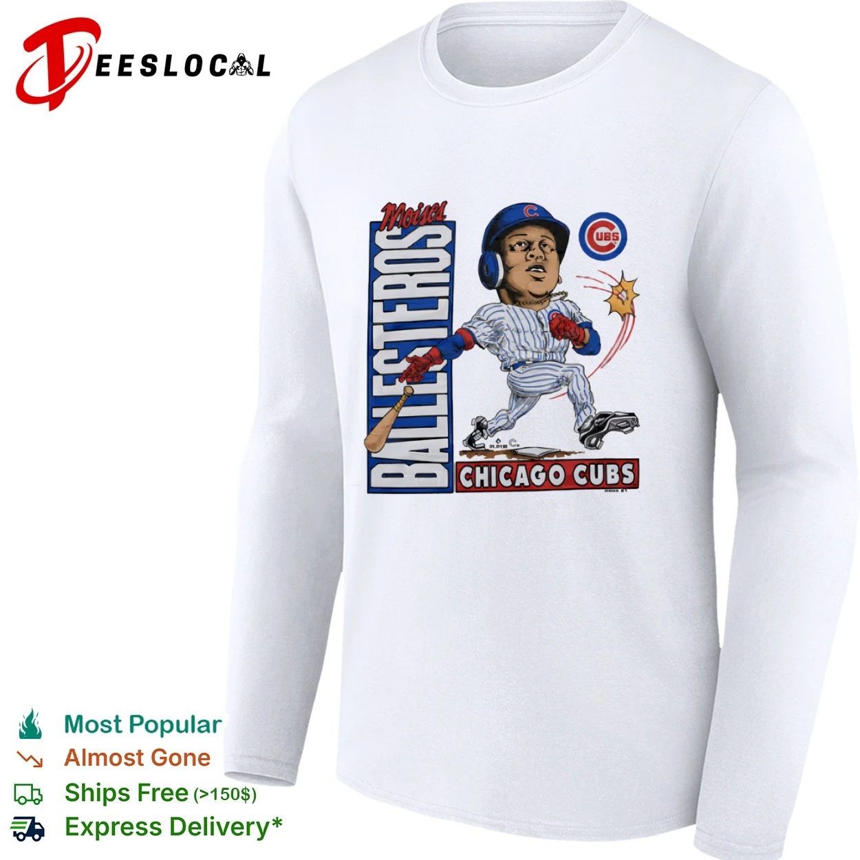 Moises Ballesteros Chicago Cubs MLB Baseball T-shirt