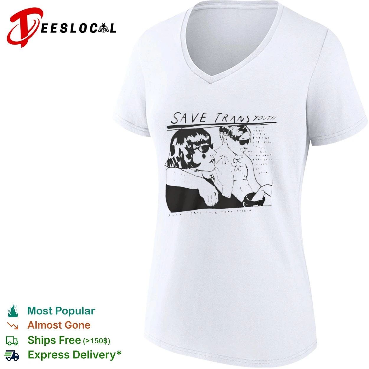 Save Trans Youth Fuck Terfs Fuck Transphobia T-shirt