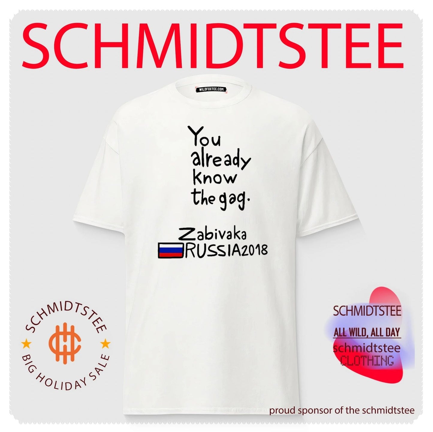 You Already Know the Gag Zabivaka Russia 2018 World Cup Mascot shirt