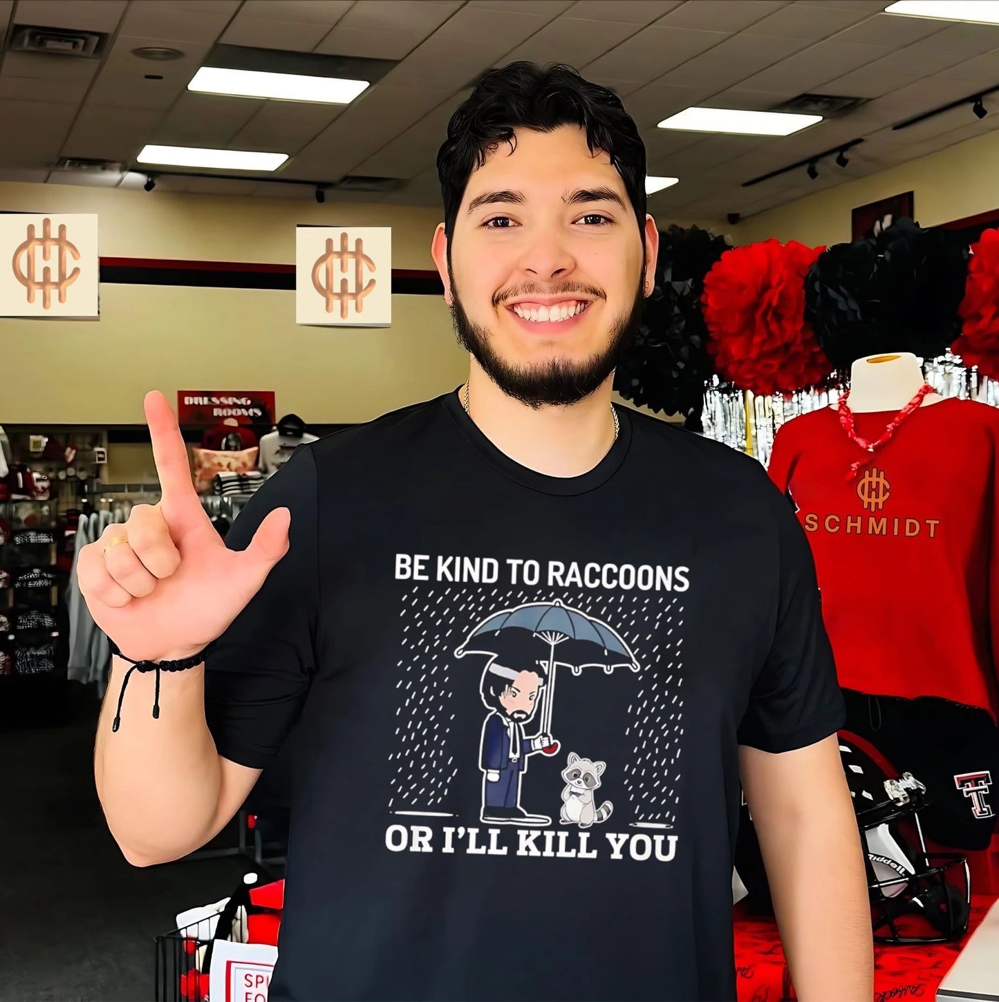 John Wick be kind to raccoons or ‘ll kill you shirt