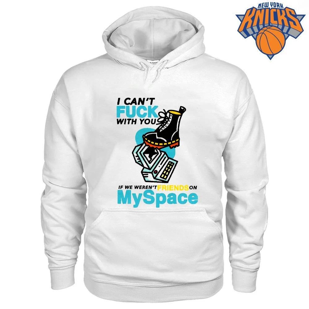 I Can’t Fuck With You If We Weren’t Friends On MySpace Punk Boot Computer T-Shirt