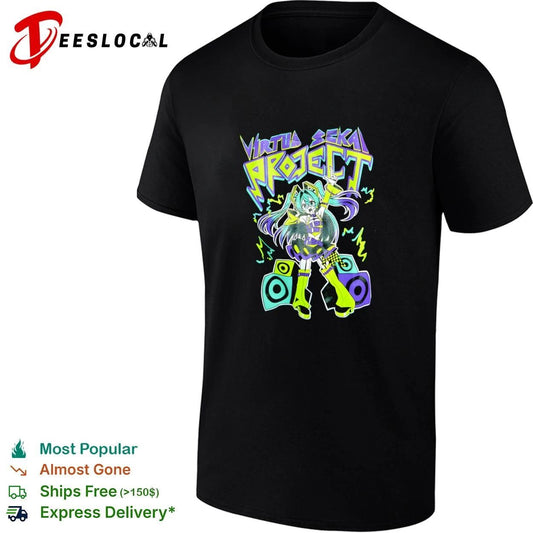 Virtua Sekai Project Hatsune Miku Vocaloid T-shirt