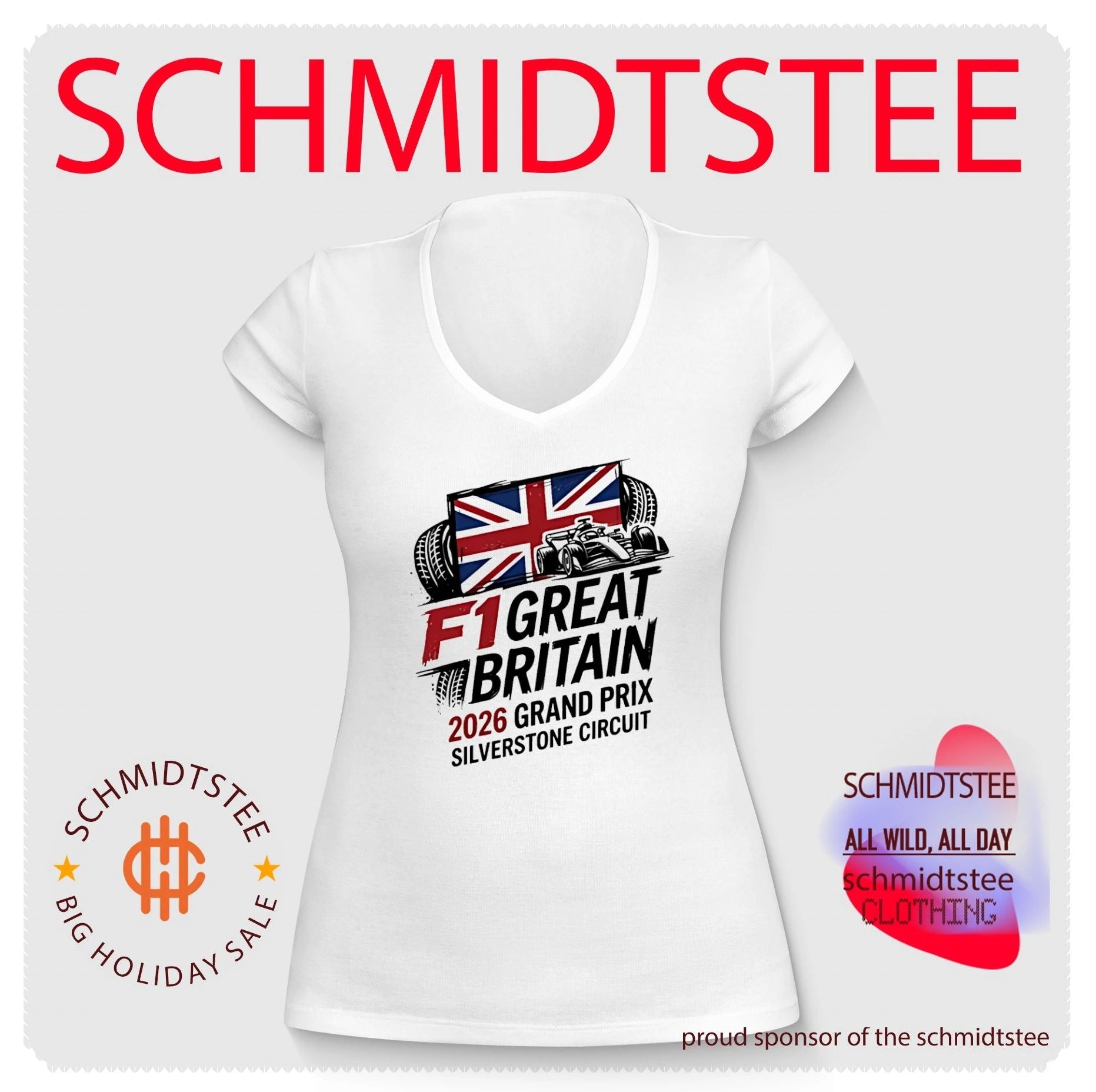 F1 great Britian 2026 Grand Prix Silverstone Circuit shirt