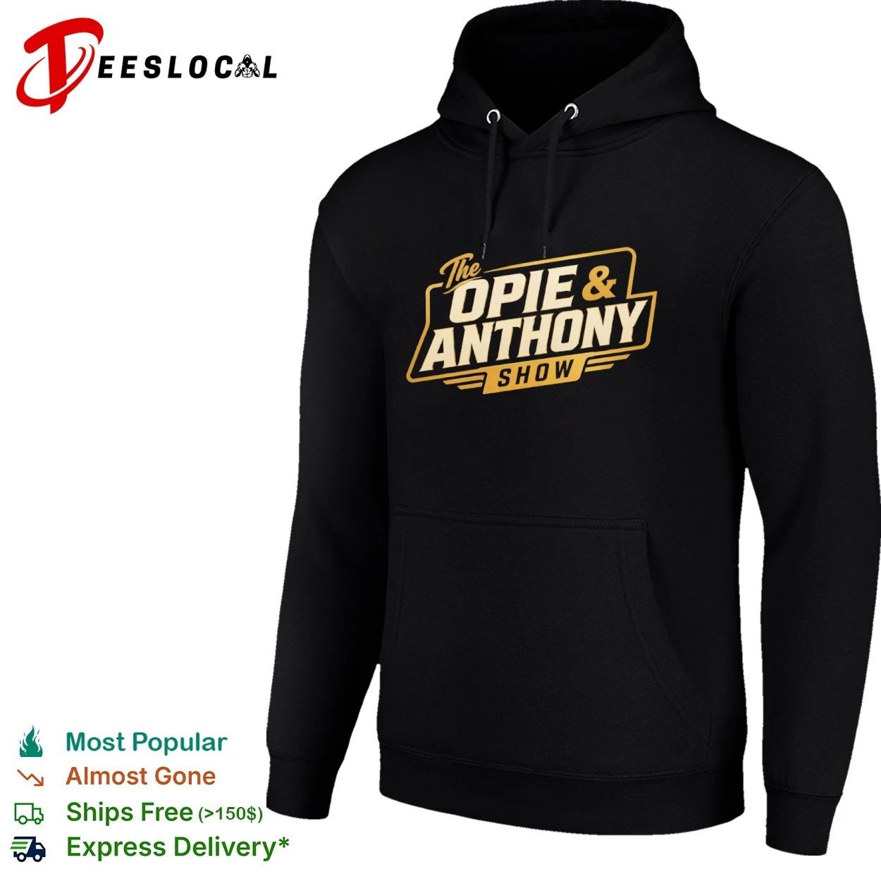 The Opie & Anthony Show Gold Edition Retro Radio Show Logo T-shirt