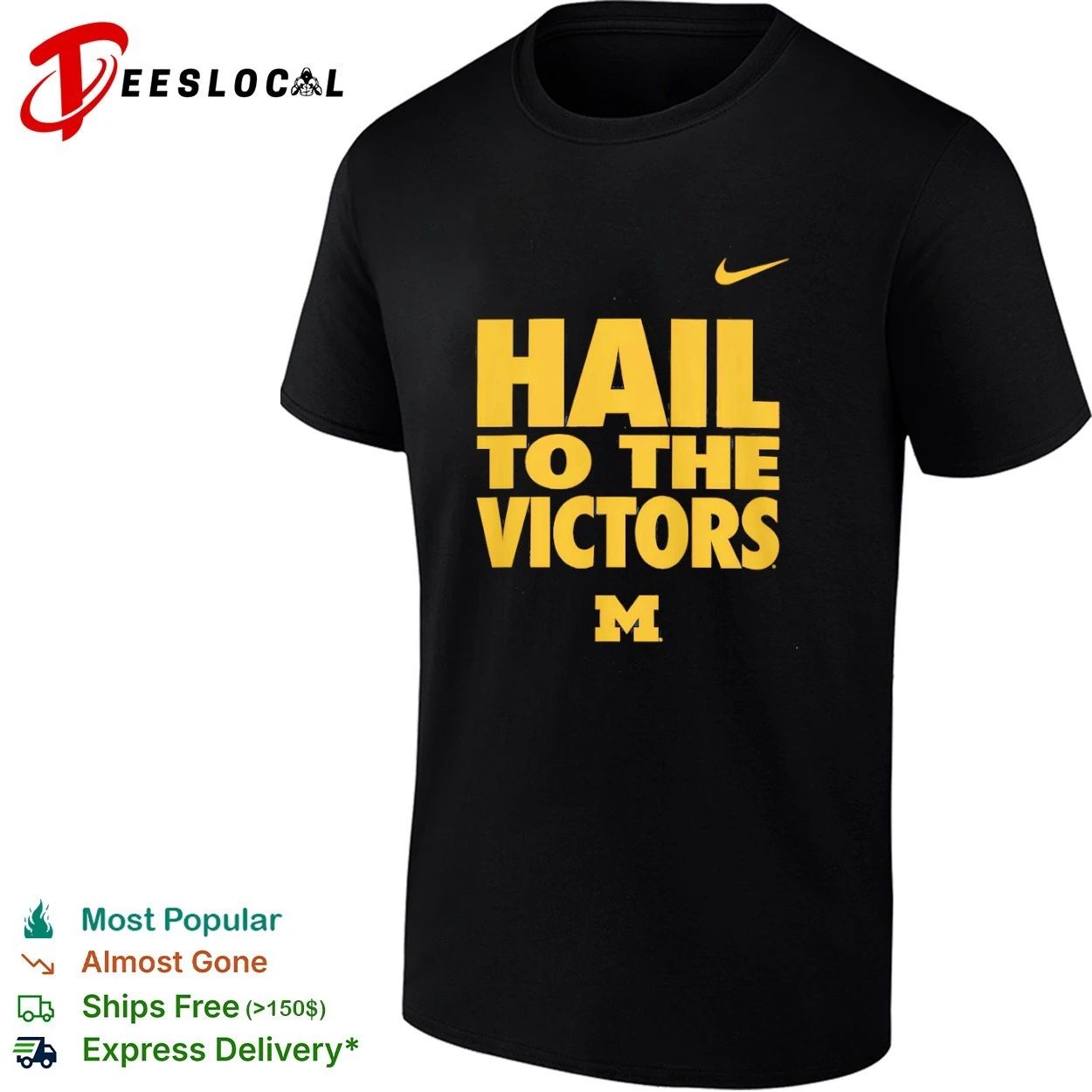 Hail to the Victors Michigan Wolverines T-shirt