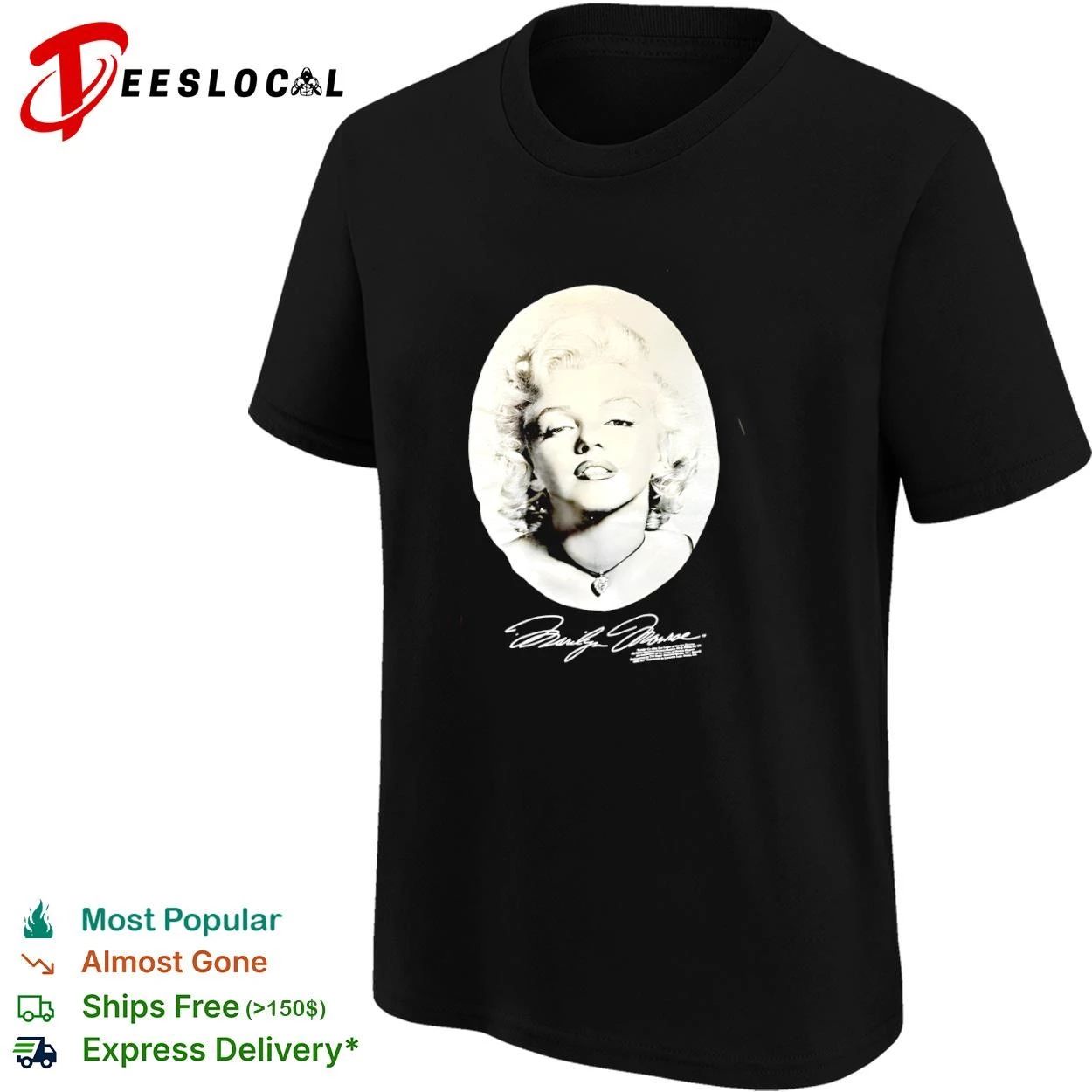 Marilyn Monroe Portrait Hollywood Icon T-shirt