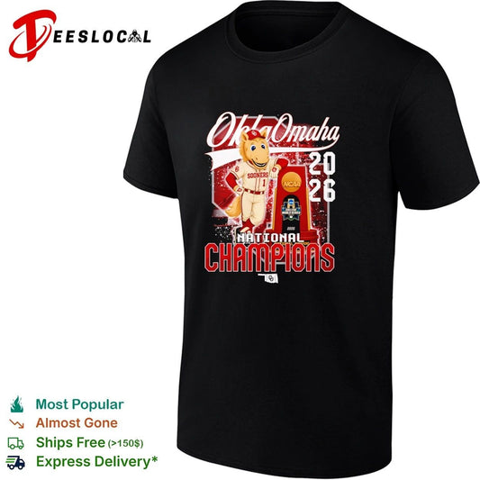 OklaOmaha 2026 National Champions Sooners T-shirt