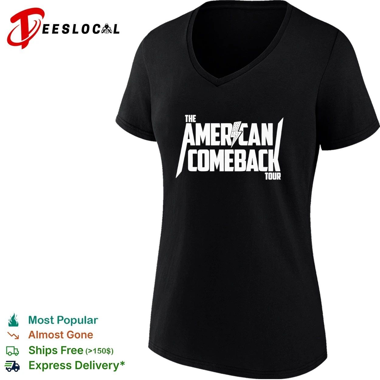 Charlie Kirk The American Comeback Tour T-shirt