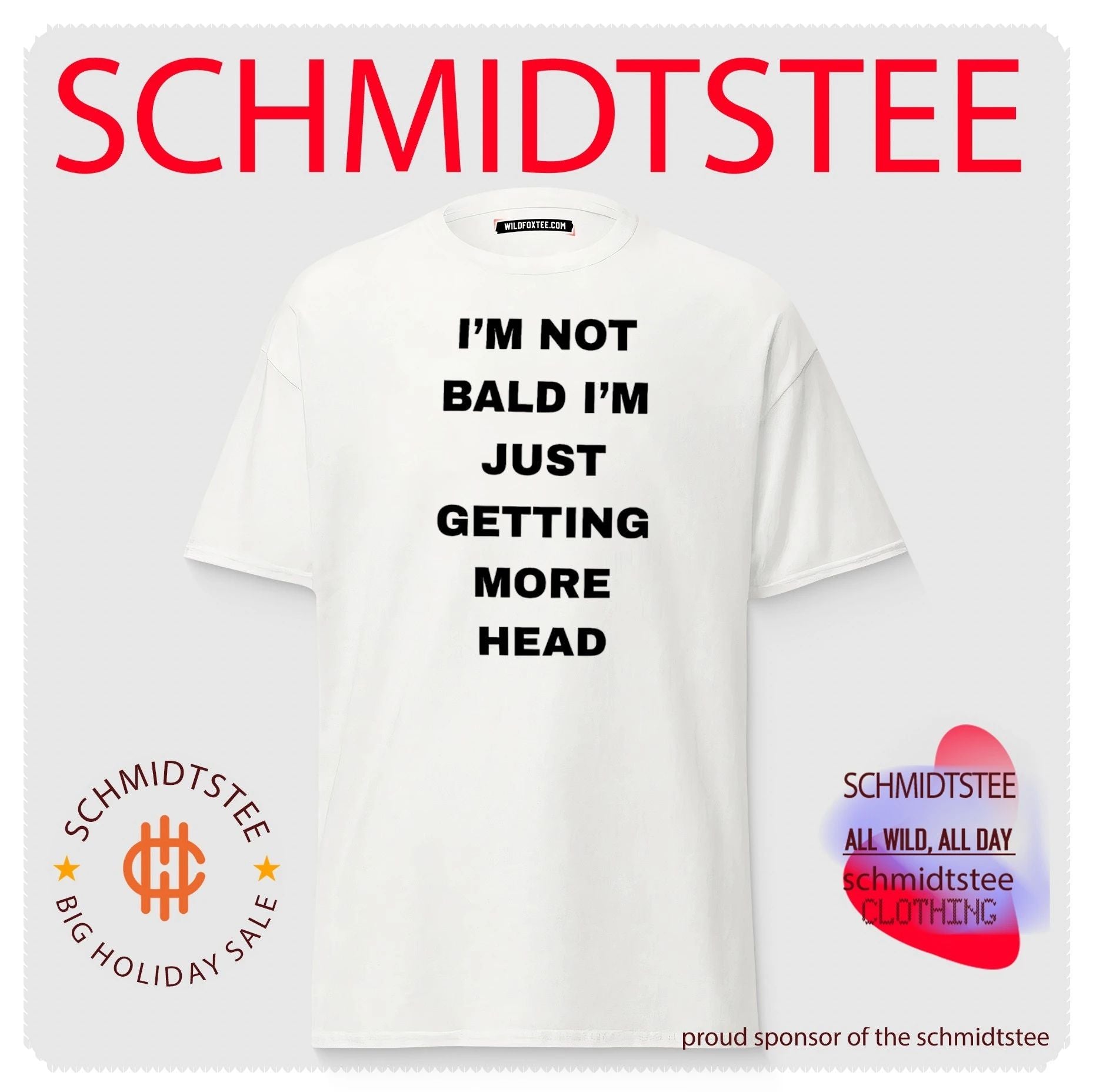 I’m not bald I’m just getting more head shirt