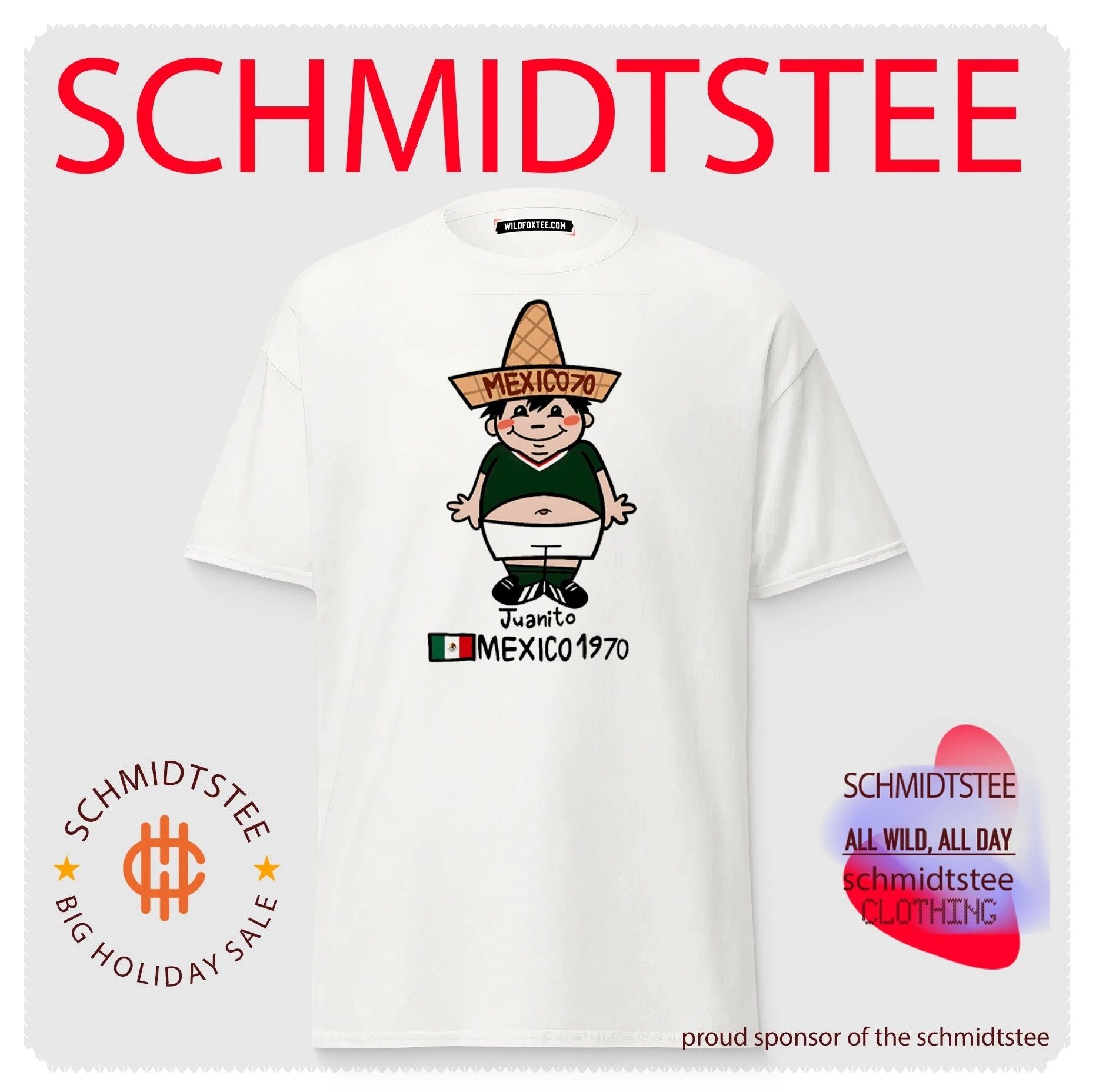 Juanito Mexico 1970 World Cup Mascot shirt